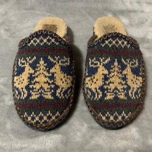 Nordikas Women's Size 7-7.5 Cozy Nordic Fair Isle Slipper‎ Clogs EU38 Deer Wool